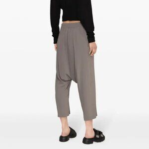 Rick Owens Grey Cropped Lounge Pants